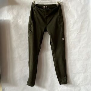New Balance Olive Green running tights
